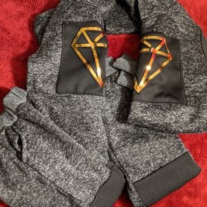 2 complete 2piece sweat suits